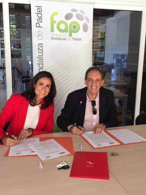 Naffta vestirá a la Federación Andaluza de Pádel
