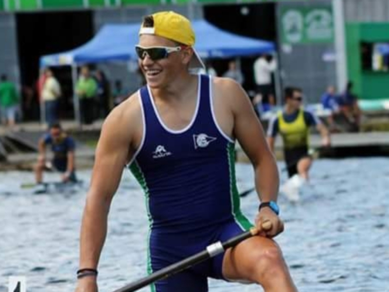 Gonzalo Martín, en la Copa del Mundo de piragüismo en pista