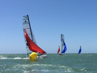Rafael Martín-Prat y Poti Patrón vencedores de la octava Liga de invierno de Catamaranes
