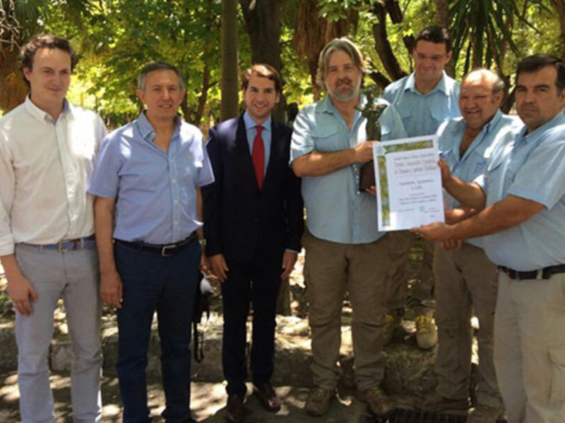 El Ayuntamiento de Cabra (Córdoba) recibe el XXI Premio de la Asociación Española de Parques y Jardines Públicos.