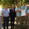El Ayuntamiento de Cabra (Córdoba) recibe el XXI Premio de la Asociación Española de Parques y Jardines Públicos.