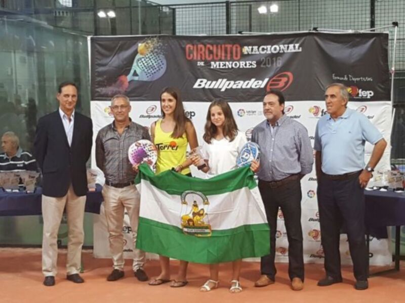 Preselección andaluza de pádel de menores