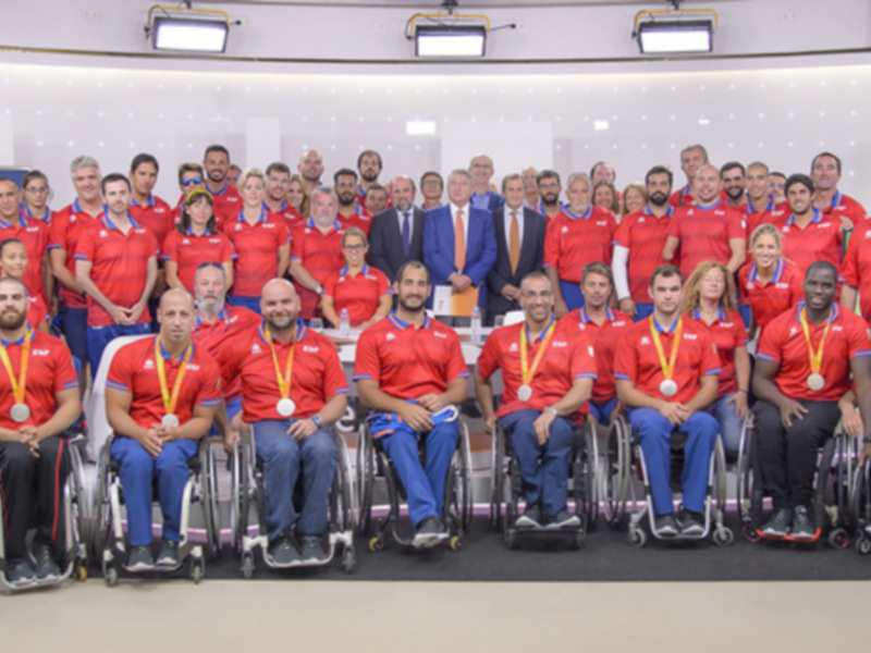 RTVE recibe a la delegación paralímpica española de Río 2016
