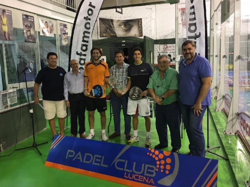 Doble triunfo sevillano en el ABS 2.000 Open Ciudad de Lucena de pádel