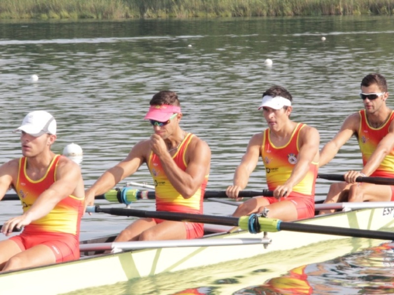 Concentración de la selección española absoluta y sub23 de remo