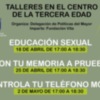 El Ayuntamiento pone en marcha tres talleres para mayores que serán impartidos por la Fundación Vita