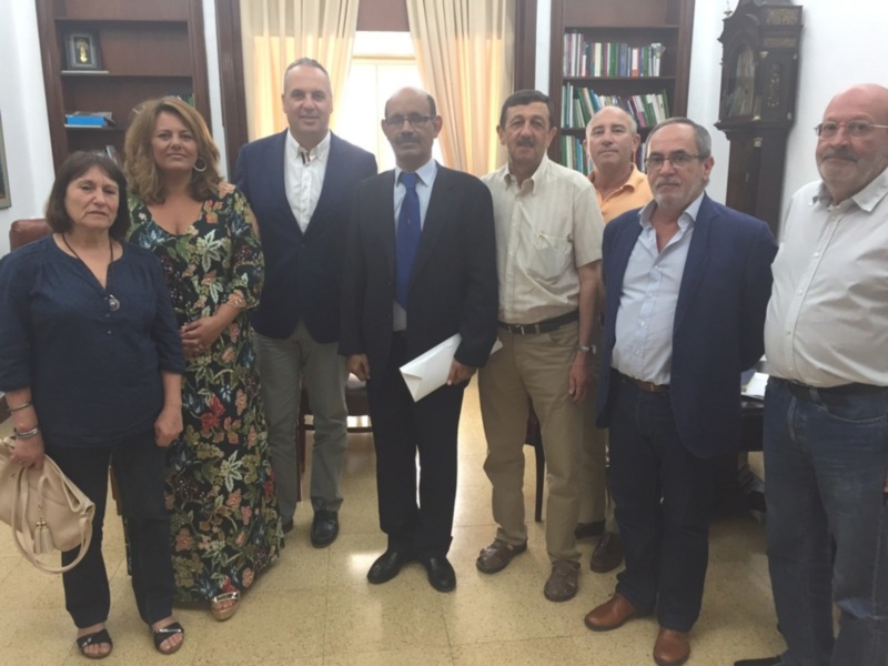 Ruiz Boix confirma al gobernador de la wilaya de Dajla la implicación de Diputación en proyectos que beneficien al pueblo saharaui