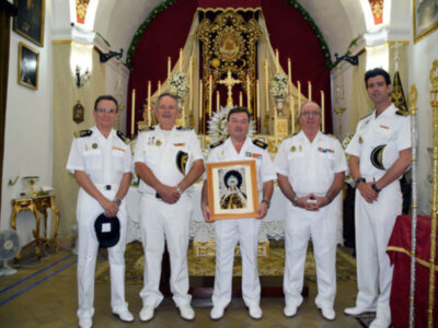 Imposición de Medalla de Oro a la Virgen del Carmen de Calatrava.