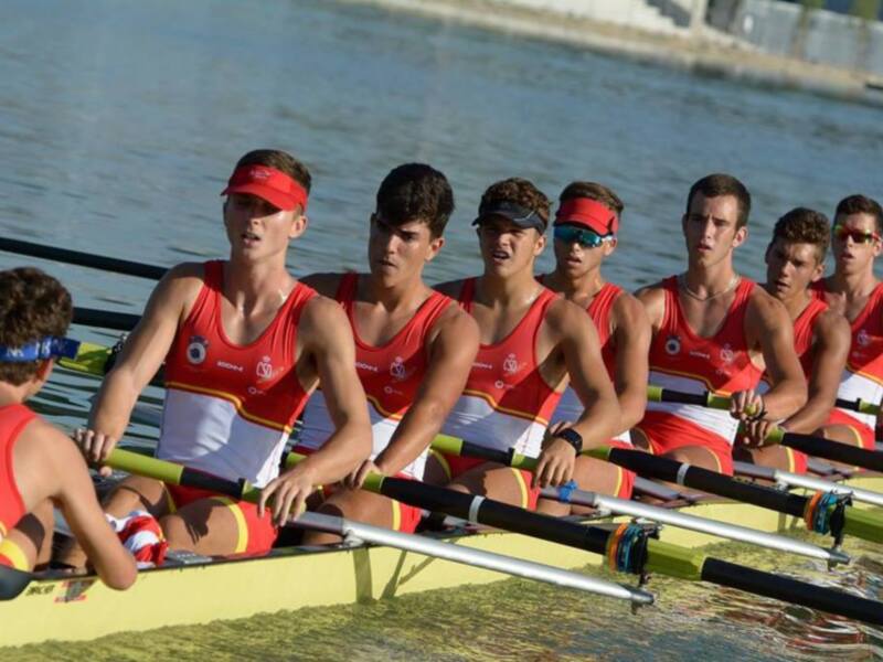 Cuarteto del Náutico en el Mundial júnior de remo