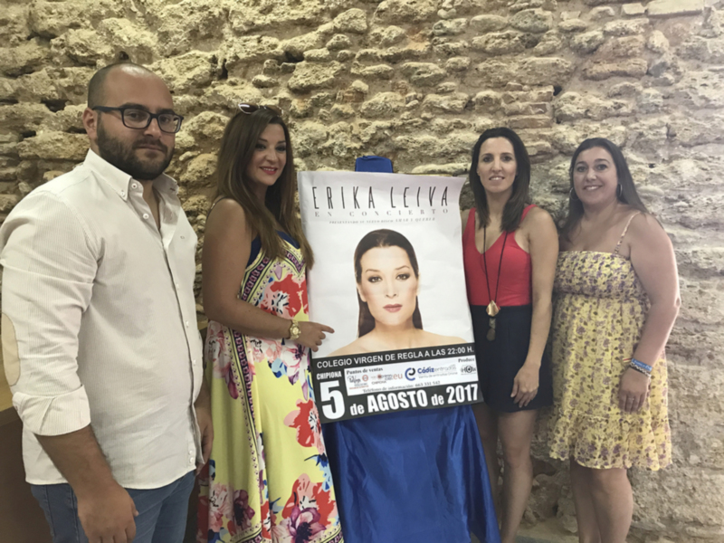 Erika Leiva presenta su concierto del sábado en Chipiona afirmando que traer su espectáculo a Chipiona es un orgullo y una responsabilidad