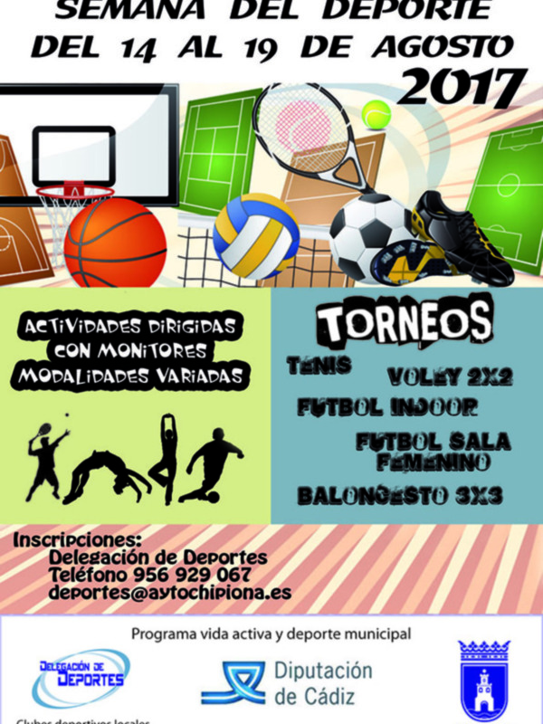 Abiertas las inscripciones para la Semana del deporte, que busca la convivencia y el intercambio de experiencias entre deportistas