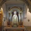 En tiempo estival el blanco en la Virgen de las Tristeza de la Veracruz sevillana.