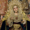 Regresan a su capilla los titulares de la hermandad de Jesús Despojado de sus Vestiduras.