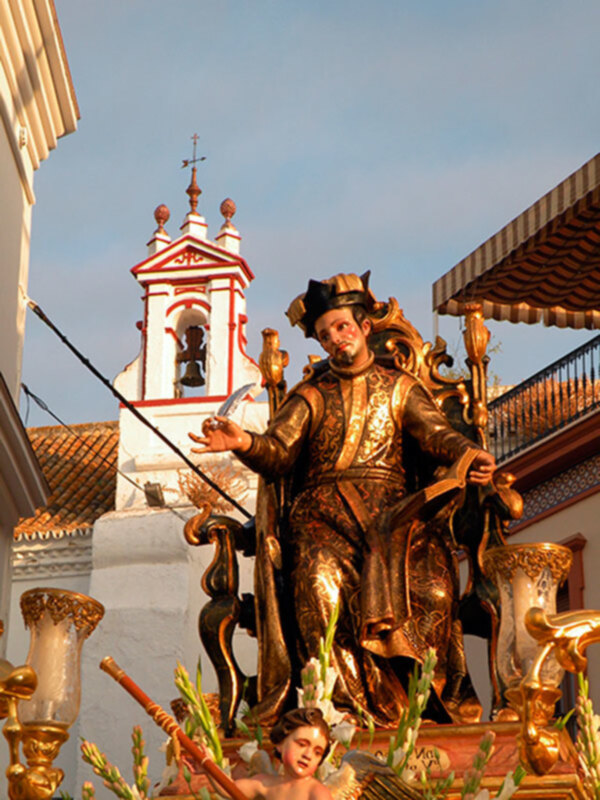 San Gregorio de Osset fue trasladado para sus cultos anuales en Alcalá del Río