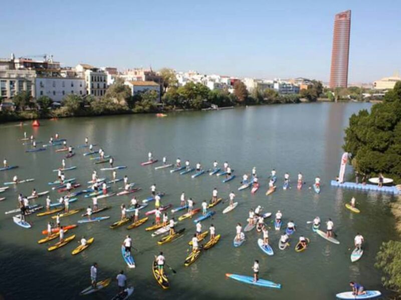 El Club Piragüismo Triana, protagonista en la Copa de España de paddle surf