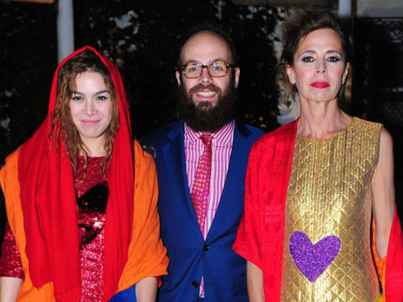 Agatha Ruiz de la Prada y sus hijos en el Sicab