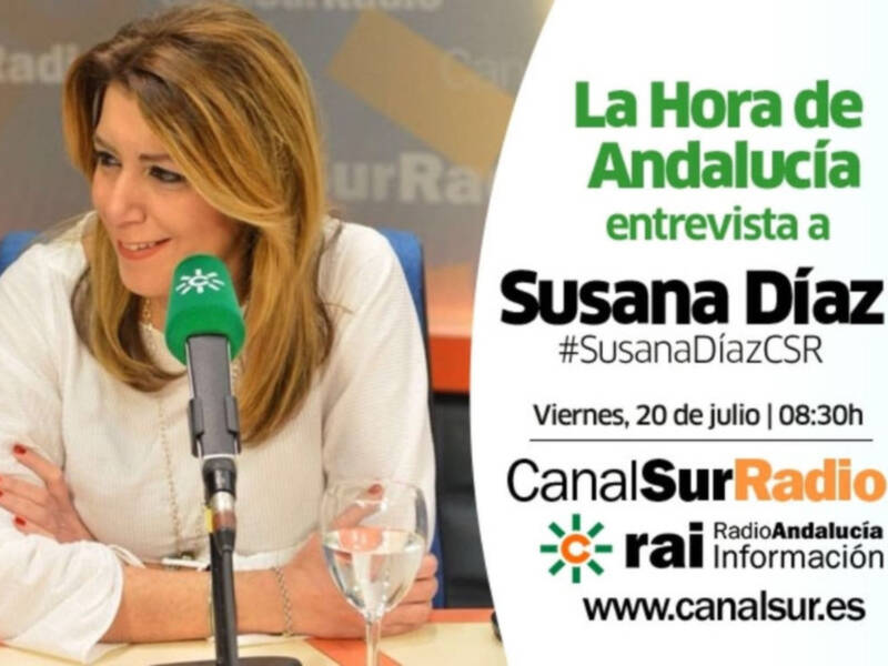 Entrevista a Susana Díaz este viernes en "La Hora de Andalucía"