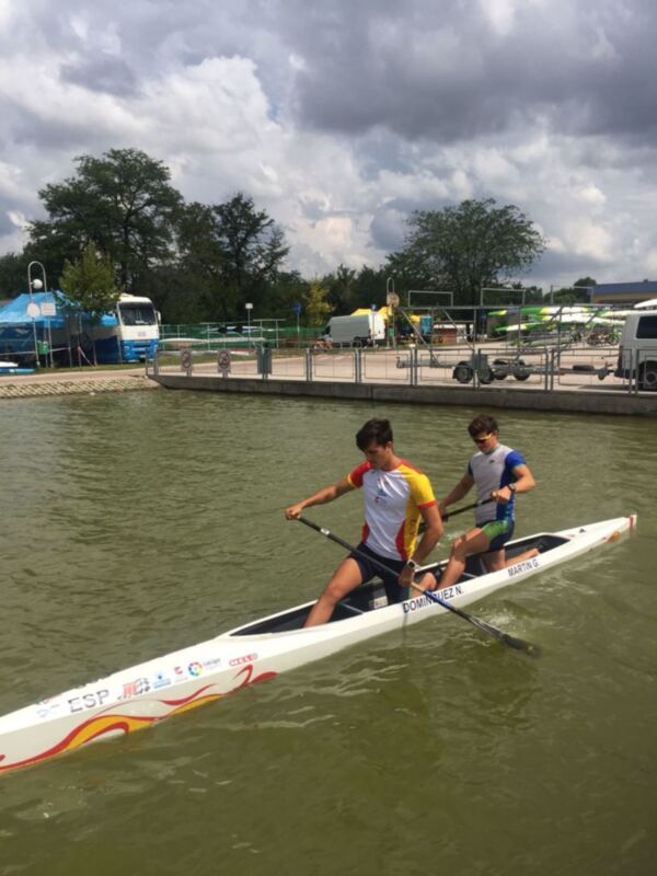 Gonzalo Martín Fijo, a cinco décimas de la medalla en el Mundial sub23 de piragüismo