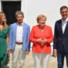 El presidente y su esposa Begoña , comienzan sus vacaciones en Sanlúcar con Angela Merkel y su marido