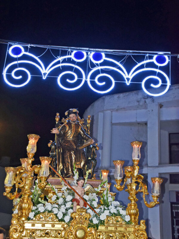 En esta edición la procesión de San Gregorio de Osset fue organizada por la Hermandad de penitencia de la Vera-cruz Ilipense.