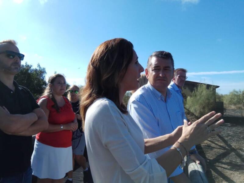 Antonio Sanz visita la zona del incendio y anuncia que el PP presentará iniciativas a todas las administraciones para su recuperación