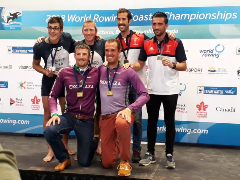 Bronce andaluz en el Campeonato del Mundo de remo de mar