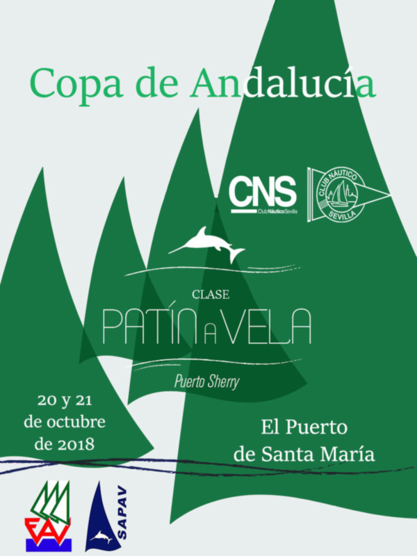 La Copa de Andalucía de la clase Patín a vela, de la mano del Club Náutico Sevilla