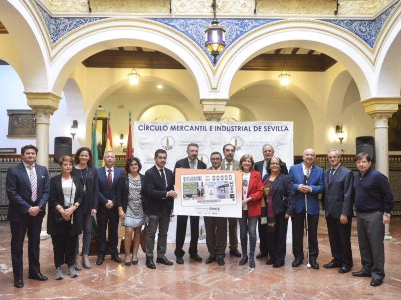 El cupón de la ONCE se suma al 150 aniversario del Círculo Mercantil