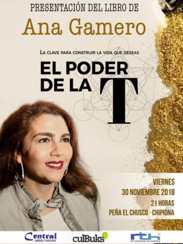 Ana Gamero presenta su segundo libro, El poder de la T el viernes en El Chusco