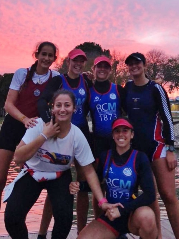 Concentración de la selección española juvenil de remo en el CEAR La Cartuja
