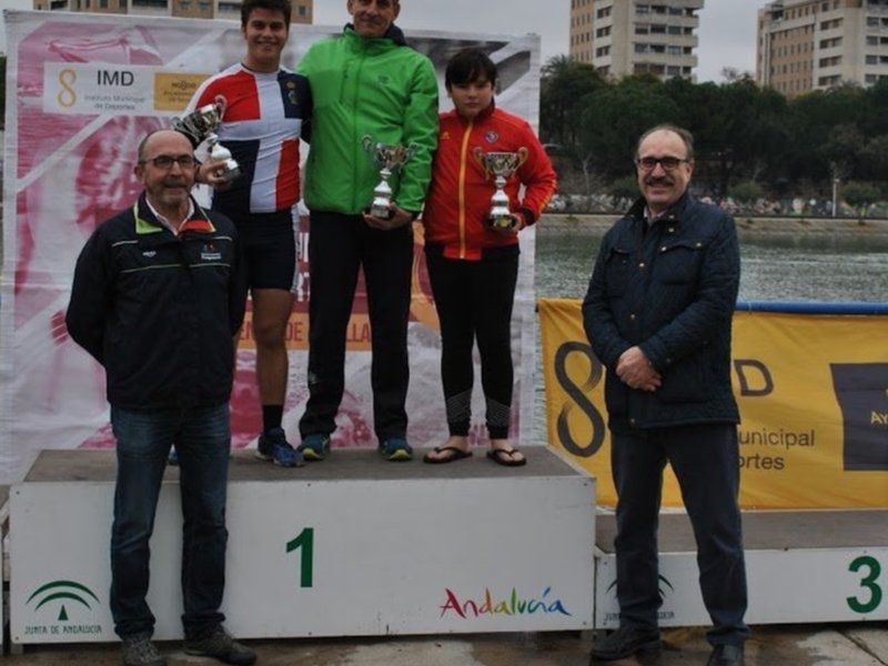 El Náutico Sevilla, vencedor de la primera jornada de los Juegos Deportivos Municipales de piragüismo