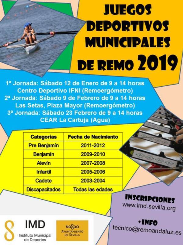 Tercera jornada de los Juegos Deportivos Municipales de Sevilla