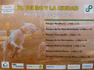 El Ayuntamiento de Sevilla promueve acciones dirigidas a los propietarios de perros.