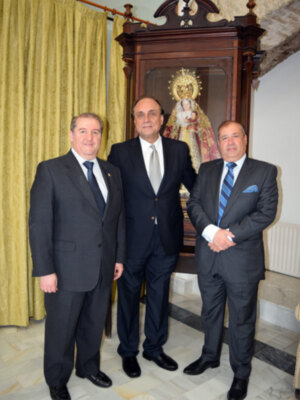 Antonio Bellido presentó su pregón  cofrade en la casa de la Santa Caridad de Sevilla.