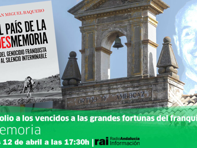 "La Memoria" entrevista al periodista Juan Miguel Baquero para hablar de su nuevo libro