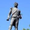 Coincidiendo con  el 250 aniversario de su nacimiento en Sevilla, las autoridades militares homenajearon al capitán Luis Daoiz, héroe de la Guerra de