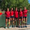 Sexteto andaluz en el Campeonato de Europa júnior de remo