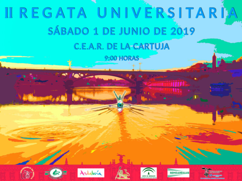 El Campeonato de Andalucía de botes largos de remo y la II Regata Universitaria, en el CEAR La Cartuja