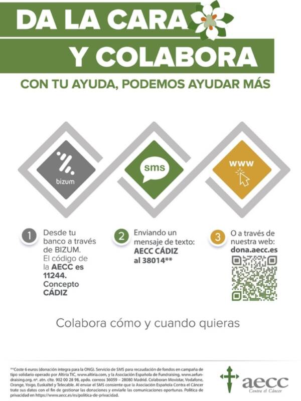 La Asociación contra el cáncer celebra en Chipiona la jornada anual que recauda fondos para la investigación sobre la enfermedad