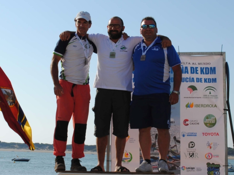 El Club Piragüismo Triana, medallista en la Copa de España y el Andaluz de kayak de mar