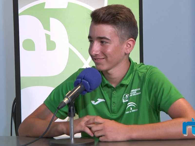 Manuel Rodríguez Palacios, una promesa del ciclismo de Chipiona que que crece tras lograr un doble campeonato de España por equipos