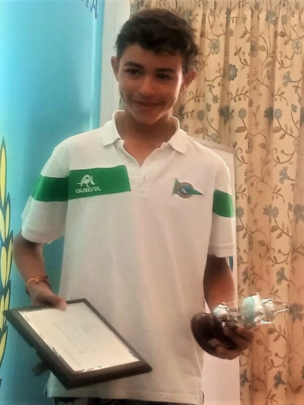 Doble podio para el Club Náutico en el Andaluz de aguas interiores de la clase Optimist