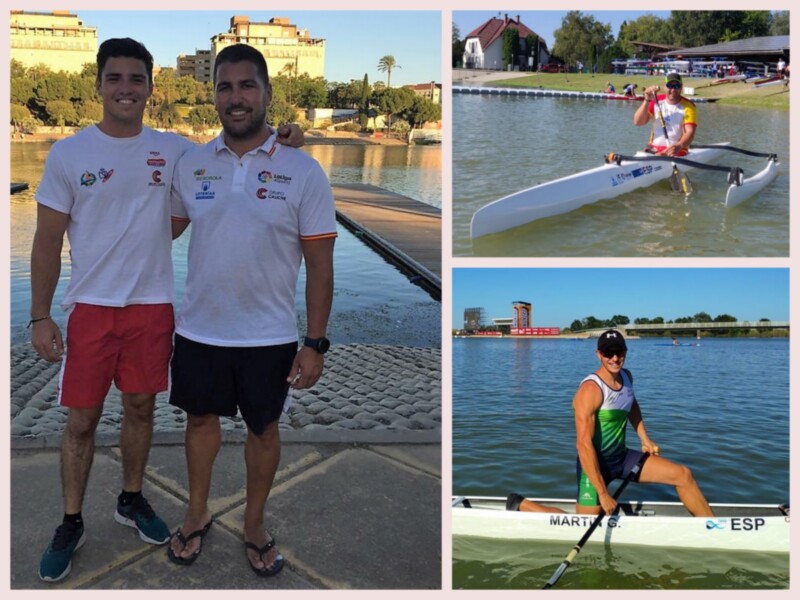 Póquer del Club Náutico Sevilla en el Mundial absoluto y paracanoa de piragüismo