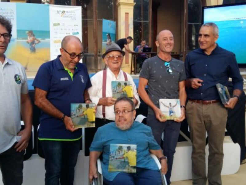 Toni Domínguez homenajeado en la presentación de la X Edición del Desafío Doñana por su participación en todas las ediciones de la prueba