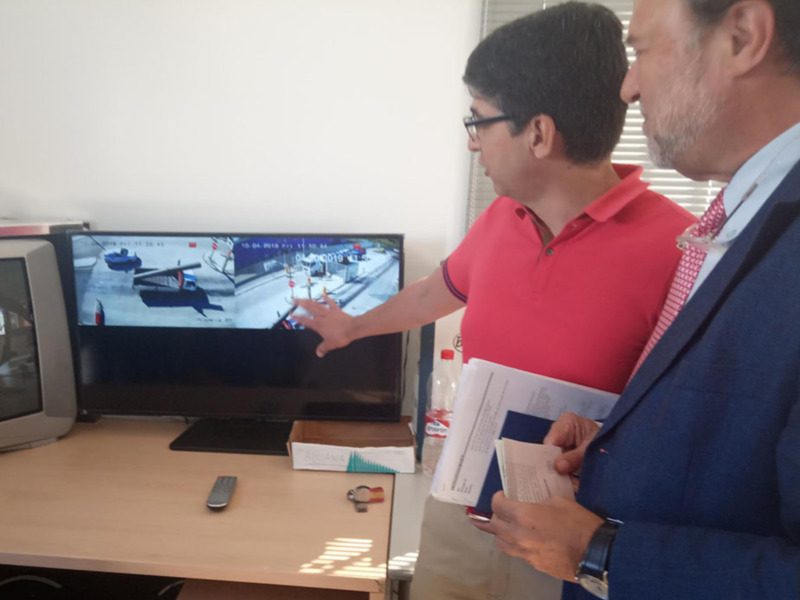 Sánchez Monteseirín destaca las inversiones en alumbrado y seguridad que se están realizando en la zona franca de Sevilla