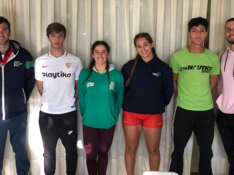 La selección española juvenil de remo, concentrada en el CEAR La Cartuja