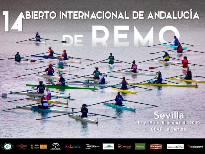 El XIV Abierto internacional de Andalucía de remo, este fin de semana en el CEAR La Cartuja