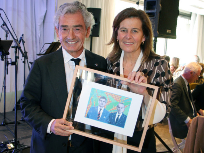 Homenaje a José María Pacheco Guardiola, presodenta del Grupo Konecta y la Fundación Alalá en el Rastrillo de Nuevo Futuro