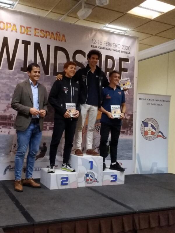 La flota del Club Náutico Sevilla logra cinco podios en la Copa de España de windsurf