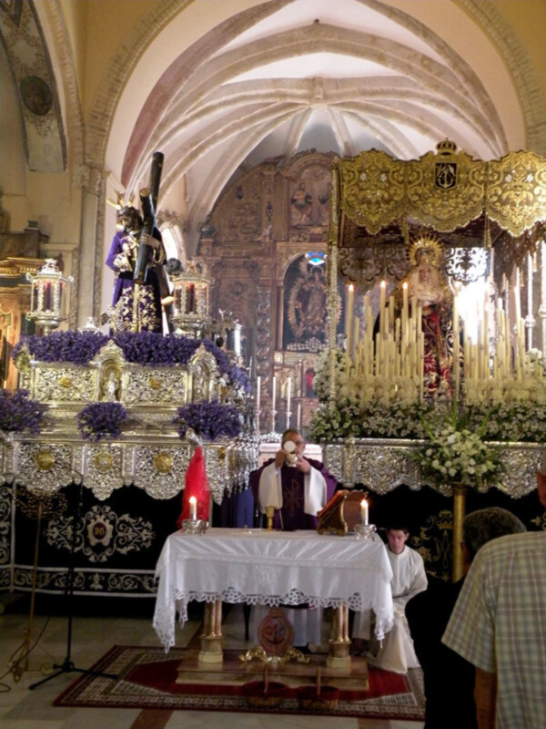 Sigue en streaming la misa de la Hermandad del Nazareno de Alcalá del Río.